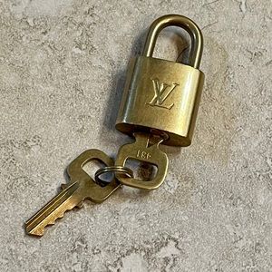 Authentic Louis Vuitton lock and key